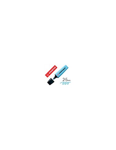 ROTULADOR STABILO BOSS FLUORESCENTE 70 PASTEL AZ. NUBLADO