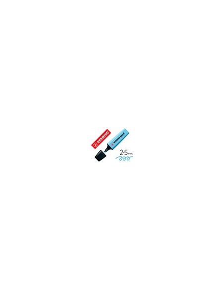 ROTULADOR STABILO BOSS FLUORESCENTE 70 PASTEL AZ. NUBLADO