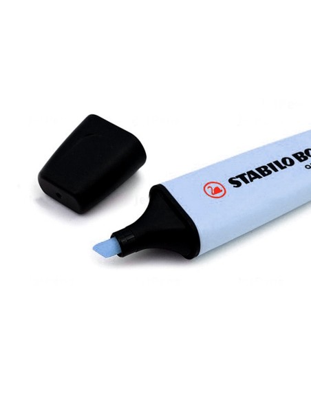 ROTULADOR STABILO BOSS FLUORESCENTE 70 PASTEL AZ. NUBLADO