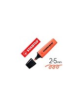 ROTULADOR STABILO BOSS FLUORESCENTE 70 PASTEL CORAL MELOSO 2