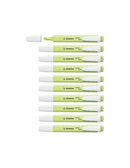 ROTULADOR STABILO FLUORESCENTE SWING COOL PASTEL CHISPA LIMA
