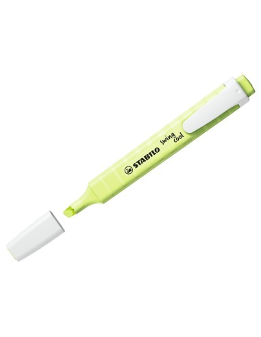 ROTULADOR STABILO FLUORESCENTE SWING COOL PASTEL CHISPA LIMA