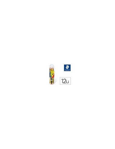 LAPICES GRAFITO STAEDTLER NORIS N.2 HB 12 UDS+AFILALAPIZ+GOMA
