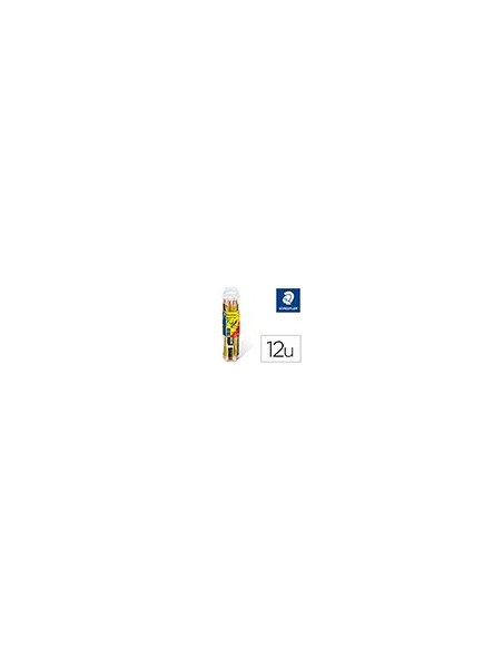 LAPICES GRAFITO STAEDTLER NORIS N.2 HB 12 UDS+AFILALAPIZ+GOMA