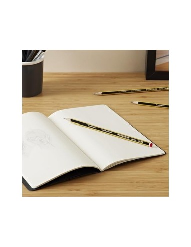 LAPICES GRAFITO STAEDTLER NORIS N.2 HB 12 UDS+AFILALAPIZ+GOMA