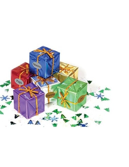 ETIQUETA ADH.AVERY TICO SATINADO ORO/PLATA LASER PK.DE 626 UD. SURT.
