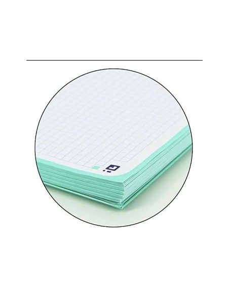 RECAMBIO 1 OXFORD A4+ 80H. 90GR.5MM 4 TAL.ICE MINT