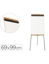 PIZARRA BL.ROCADA TRIPODE LACADA MAG BRAZO EXTENSI ROBLE 69X99CM