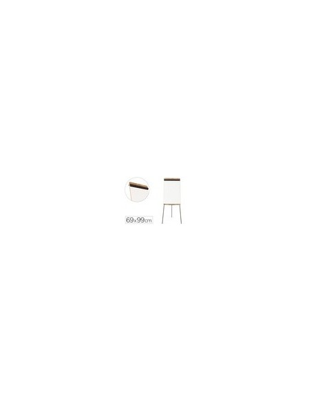 PIZARRA BL.ROCADA TRIPODE LACADA MAG BRAZO EXTENSI ROBLE 69X99CM
