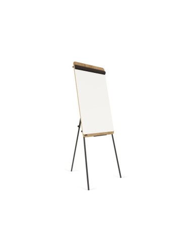PIZARRA BL.ROCADA TRIPODE LACADA MAG BRAZO EXTENSI ROBLE 69X99CM