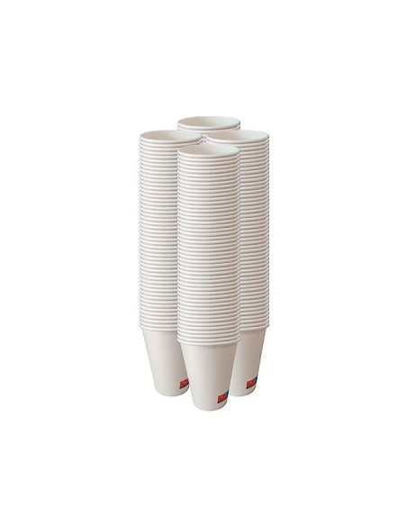 VASO CARTON BIODEGRADABLE BL.360 CC PQ.DE 40 UD.