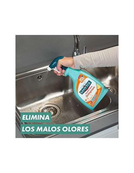LIMPIADOR DESINFECTANTE SANYTOL COCINAS  PULVERIZADOR BOTE 750 ML