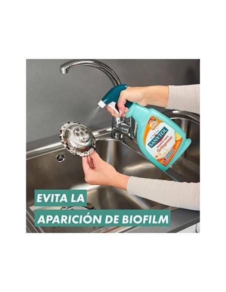 LIMPIADOR DESINFECTANTE SANYTOL COCINAS  PULVERIZADOR BOTE 750 ML