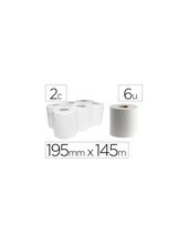 PAPEL SECAMANOS DAHI 2 CAPAS CELULOSA  195MM X 145MT.PAQUETE 6 ROLLOS 2