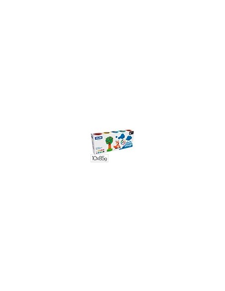 PASTA MILAN MODELAR SOFT DOUGH BASIC CAJA 10 BOTES SURT.85 G