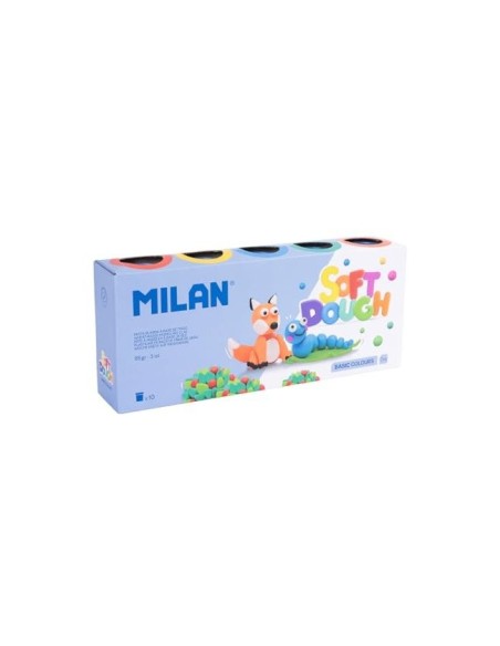 PASTA MILAN MODELAR SOFT DOUGH BASIC CAJA 10 BOTES SURT.85 G