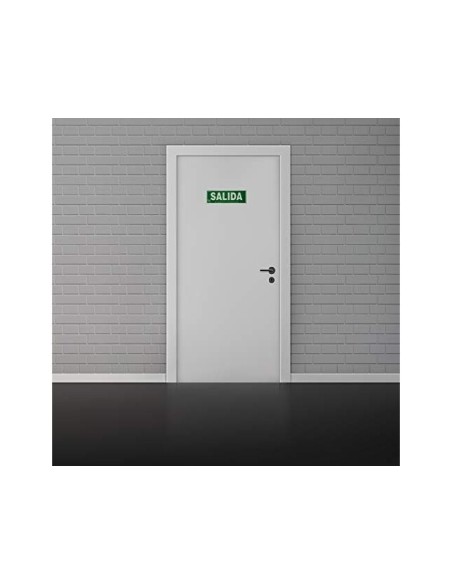 PICTOGRAMA ARCHIVO 2000 SALIDA PVC VE. LUMINISC 300X105MM PK.DE 2 UD.