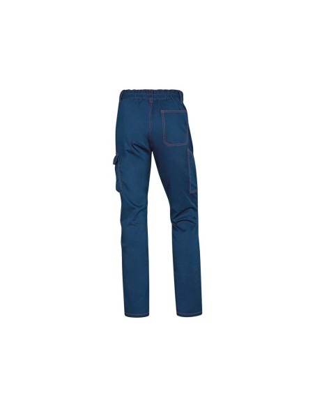 PANTALON TRABAJO DELTAPLUS CINTURA ELASTICA 5 BOL. AZ.MAR./NJ. T. XL