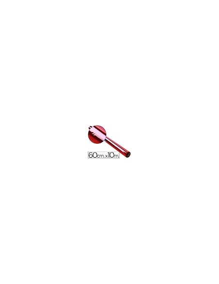 PAPEL CELOFAN ROLLO ROJO 0,60 X 10 MT