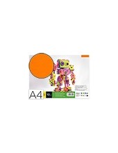 GOMA EVA LIDERPAPEL A4 60G/M2 ESPESOR 1,5MM NARANJA PAQ.10H.GE80 2