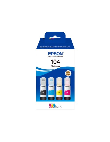 C13T00P640 CARTUCHO EPSON /104 4 CLR MULTIPACK (BK/C/M/Y) ET-2710/ET
