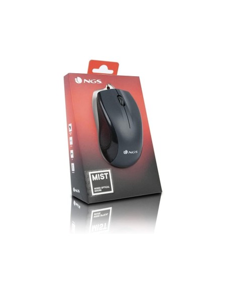 RATON NGS WIRED MIST OPTICO CABLE 1000 DPI AMBIDIESTROS USB NG.