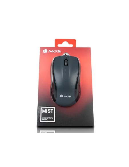 RATON NGS WIRED MIST OPTICO CABLE 1000 DPI AMBIDIESTROS USB NG.