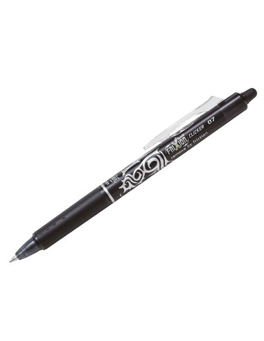 BOLIGRAFO PILOT FRIXION CLICKER BORRABLE 0,7MM P. MEDIA NG.EN BLISTER
