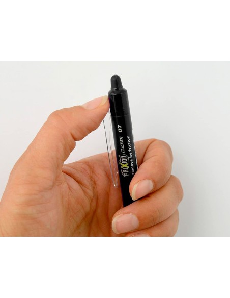 BOLIGRAFO PILOT FRIXION CLICKER BORRABLE 0,7MM P. MEDIA NG.EN BLISTER