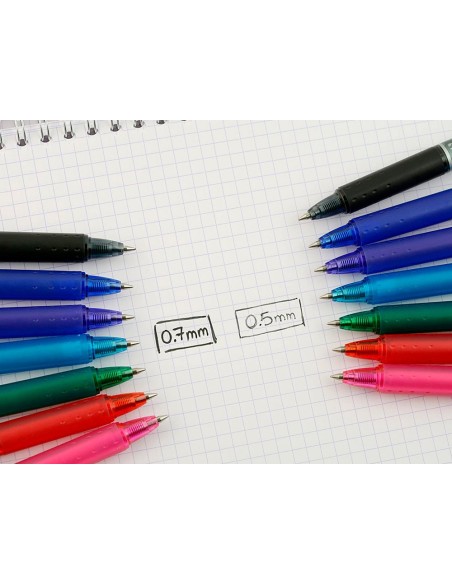 BOLIGRAFO PILOT FRIXION CLICKER BORRABLE 0,7MM P. MEDIA NG.EN BLISTER