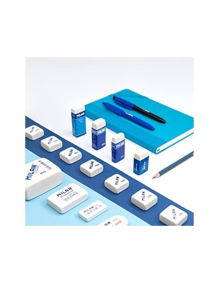 GOMA DE BORRAR MILAN MIGA DE PAN 430 CUADRADA BLISTER DE 4
