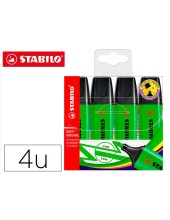 ROTULADOR STABILO BOSS FLUORESCENTE 70 VE.  4 UD.