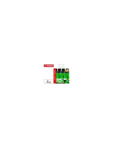 ROTULADOR STABILO BOSS FLUORESCENTE 70 VE.  4 UD.