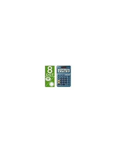 CALCULADORA CASIO MS-80E 8D.TX +/- TECLA DOBLE CERO AZ.