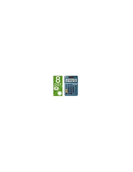 CALCULADORA CASIO MS-80E 8D.TX +/- TECLA DOBLE CERO AZ.