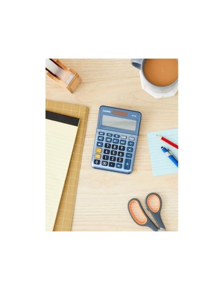 CALCULADORA CASIO MS-80E 8D.TX +/- TECLA DOBLE CERO AZ.