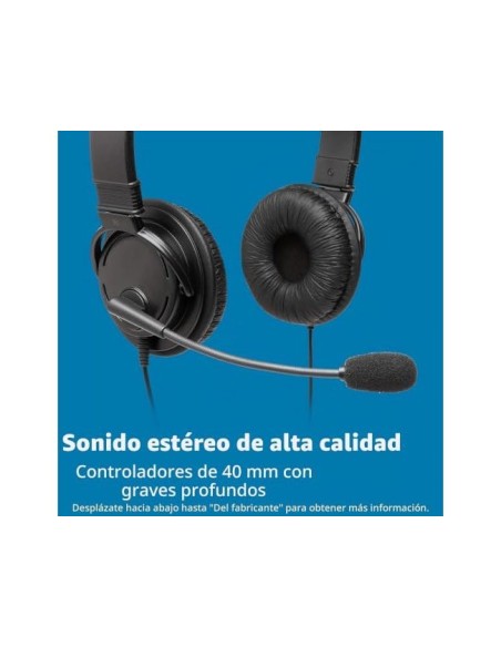 AURICULAR HI-FI MICROFONO USB CABLE 180 CM