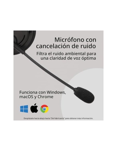 AURICULAR HI-FI MICROFONO USB CABLE 180 CM