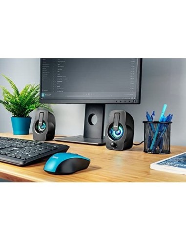 ALTAVOCES TRUST GEMI 2.0 POTENCIA MAXIMA 12W ILUMINACION LED VOLUMEN