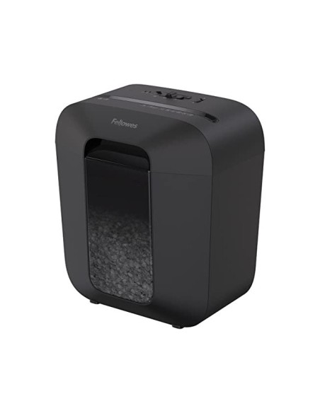 DESTRUCTORA FELLOWES LX-25M 6H P4 GRAPAS CLIPS TARJETA PAPELERA 11,5