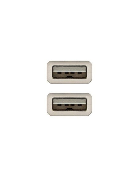 CABLE USB 2.0 TIPO A/M-A/M GRIS 1 M