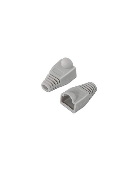 FUNDA PROTECTORA CABLE RJ45 COLOR GRIS