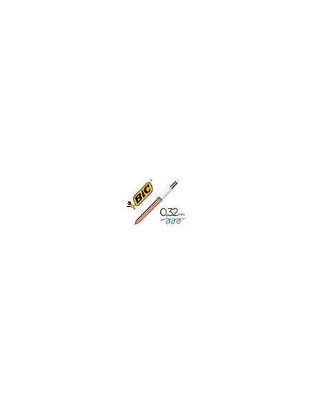 BOLIGRAFO BIC 4 SHINE ORO ROSA 1MM