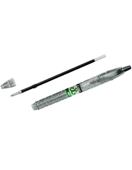 BOLIGRAFO PILOT ECOBALL PLAST.RECICLADO TINTA ACEITE BOLA 1MM NG.
