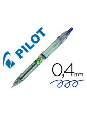BOLIGRAFO PILOT ECOBALL PLAST.RECICLADO TINTA ACEITE BOLA 1MM AZ.