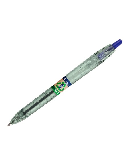BOLIGRAFO PILOT ECOBALL PLAST.RECICLADO TINTA ACEITE BOLA 1MM AZ.