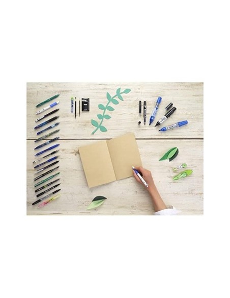 BOLIGRAFO PILOT ECOBALL PLAST.RECICLADO TINTA ACEITE BOLA 1MM AZ.