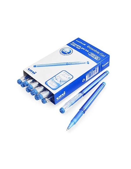 ROTULADOR UNI-BALL ROLLER UF-222 TINTA GEL BORRABLE 0,7MM AZ.