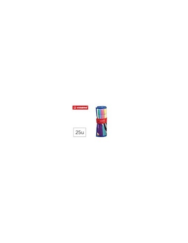 ROTULADOR STABILO FIBRA PEN 68 ARTY  ROLLERSET 25 UD.SURT.