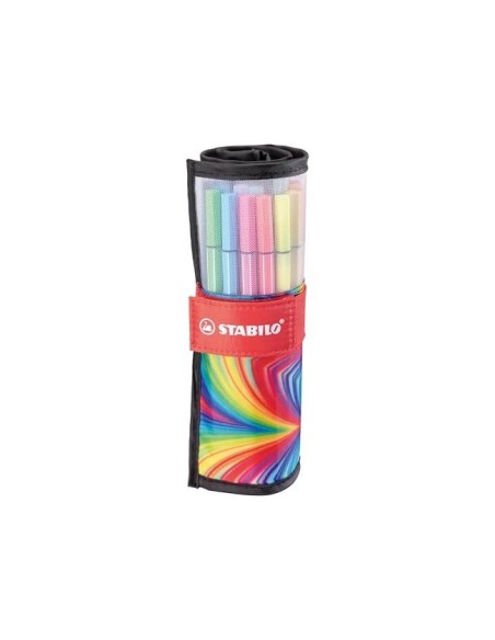 ROTULADOR STABILO FIBRA PEN 68 ARTY  ROLLERSET 25 UD.SURT.